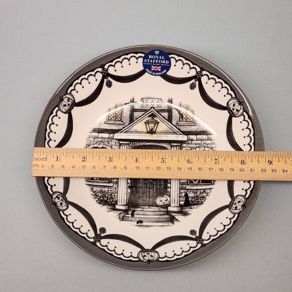 Set of 2  Large Pasta or Serving Bowls - Royal Stafford Haunted House China - Picture 4 of 6